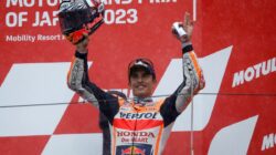 Absen Hampir Setahun, Marc Marquez Akhirnya Naik Podium di MotoGP Jepang 2023