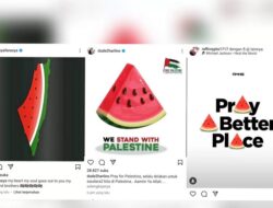 Dukung Palestina, 15 Artis Indonesia Ini Kompak Posting Gambar Semangka