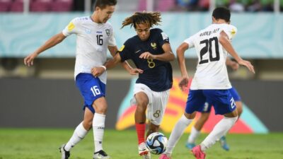 Gol Uzbekistan Dianulir, Prancis Melenggang ke Semifinal Piala Dunia U17
