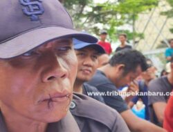 Puluhan Warga di Kampar Riau Gelar Aksi Jahit Mulut Karena Konflik Lahan: Tanahnya Dijual Mafia!