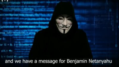 Hacker Internasional ‘Anonymous Global’ Ancam Israel Karena Geram Genosida di Gaza