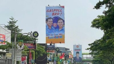 Baliho “Gaspoll Bro!” Prabowo-Gibran Efektif Pikat Pemilih Muda Pemilu 2024