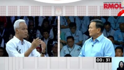 Dicecar Ganjar Soal HAM, Prabowo: Masalah Ini Justru Ditangani Cawapres Anda!
