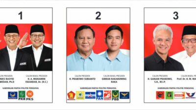 Pose Berbeda 3 Capres-Cawapres Di Surat Suara, KPU: Yang Penting Sopan