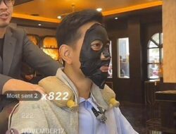 Gibran Live TikTok di Salon: Cukur Rambut Hingga Pakai Masker Wajah