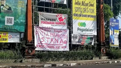 Marak Spanduk ‘Nyinyir’ Sambut Gibran di Bali: Selamat Datang ‘Anak Haram’ Reformasi