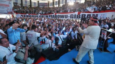 Prabowo Bicara Air Susu Dibalas Air Tuba di Pangkalpinang, Sindir Anies?