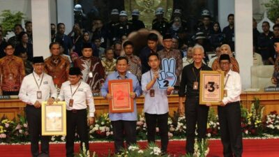 Poltracking: Prabowo-Gibran 46,7%, AMIN 26,9%, Ganjar-Mahfud 20,6%