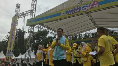 Digagas Nurul Arifin, Senam Geulis Gemoy di Kota Bandung Pecah