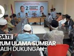 Sempat Dukung Anies, Forum Ulama Sumbar Alihkan Dukungan Untuk Prabowo-Gibran
