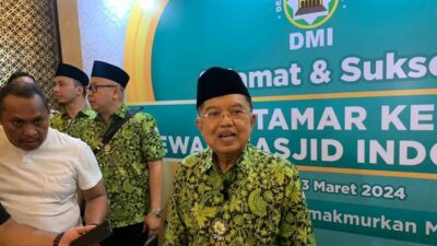 JK Kembali Terpilih Aklamasi Jadi Ketua Umum Dewan Masjid Indonesia