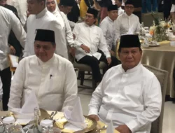 Beda Dengan PAN dan Demokrat, Prabowo Hadiri Bukber Partai Golkar Didampingi Gibran