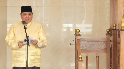 Momen Idul Fitri, Airlangga Hartarto Ajak Kader Partai Golkar Tingkatkan Karya dan Kinerja Positif