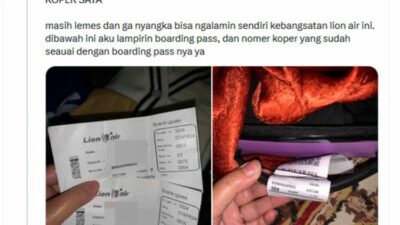 Cerita Penumpang Lion Air Kehilangan Uang THR Dalam Koper, Diduga Digasak ‘Ground Staff’