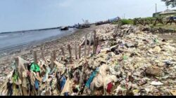 ‘Pantai Terkotor’ di Desa Teluk Pandeglang, Banten, Yang Pernah Viral Dibersihkan Pandawara, Kini Kotor Lagi