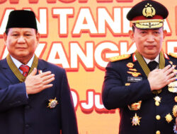 Prabowo Terima Anugerah Tertinggi Bintang Bhayangkara Utama Polri