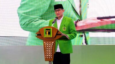 Sandiaga Uno Dorong PPP Dukung Prabowo-Gibran Tanpa Imbalan Jabatan