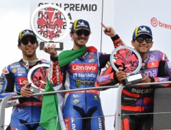 Aksi Enea Bastianini di MotoGP Italia 2024 Bantu Francesco Bagnaia Tempel Ketat Jorge Martin