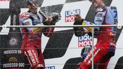Ini Alasan Marc Marquez Pilih Naik Podium Bareng Adiknya Alex Marquez Daripada Juara MotoGP Jerman 2024