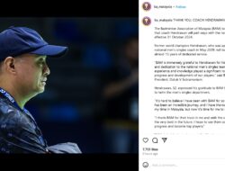 Resmi Pisah Dari BAM, Hendrawan Umumkan Tak Lagi Melatih Bulutangkis Putra Malaysia
