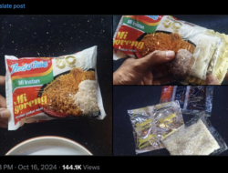 Viral! Kemasan Indomie Goreng Lengkap Dengan Paket Nasi di Dalamnya, Varian Baru?