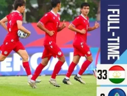 Rekor Gol Tercipta di Kualifikasi Piala Asia U17, Tajikistan Menang 33-0 Atas Guam!