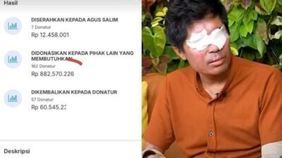 Nasib! Agus Salim Hanya Dapat Donasi Rp. 12 Juta, Donatur Pilih Dikembalikan Atau Diberi Ke Yang Lebih Butuh