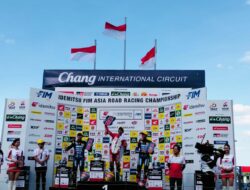 Kiandra Ramadhipa Juara Race 1 ARRC 2024 Buriram Kelas AP250