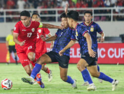Timnas Indonesia Diimbangi Laos 3-3 di Piala AFF 2024, Marselino Ferdinand Kartu Merah