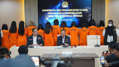 Imigrasi Amankan 12 WN Vietnam, Visa Turis Digunakan Jadi PSK di Muara Karang Jakut