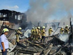 Kebakaran Hebat di Kemayoran Gempol, 500 Rumah Hangus 1.700 Warga Mengungsi