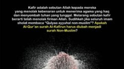 Permintaan Orang Kafir Yang Pasti Ditolak Allah