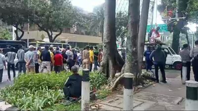 Gelar Aksi di Depan Kementerian ESDM, Aliansi Mahasiswa Diserang Puluhan Preman