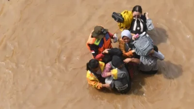Banjir Luapan Kali Ciliwung dan Kali Angke Merendam 34 RT di Jaktim, Jaksel dan Jakbar
