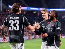 Hajar PSV Eindhoven 7-1, Arsenal Hampir Pasti ke Perempat Final Liga Champions