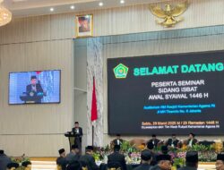 Kemenag: Hilal Belum Terlihat, Idul Fitri Jatuh Senin 31 Maret 2025