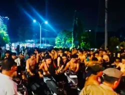 Polrestabes Semarang Amankan Ratusan Gangster Usai Konvoi Liar dan Bikin Onar di Pusat Kota