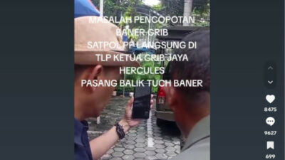 Hercules Ngamuk ke Satpol PP Usai Spanduk GRIB Jaya Dicopot, Netizen: Kok Takut Sama Preman?