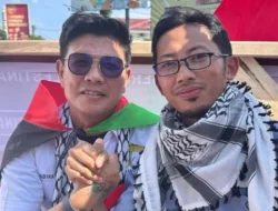 Andika ‘Kangen Band’ Ikut Aksi Bela Palestina di Lampung, Serukan Boikot Produk Israel