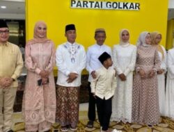 Bahlil Lahadalia Boyong Keluarga Besar Shalat Id di DPP Partai Golkar