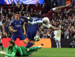 PSG Lolos Dramatis ke Semifinal Liga Champions Usai Kalah 3-2 Dari Aston Villa