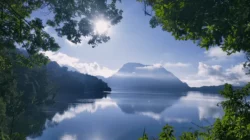 Terpikat Pesona Danau Gunung Tujuh, Mahakarya Alam di Atap Kayu Aro, Jambi