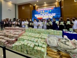 TNI AL Gagalkan Penyelundupan 2 Ton Sabu dan Kokain di Kepri Senilai Rp. 7,5 Triliun