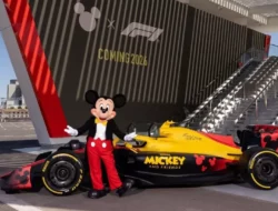 Kolaborasi Dengan Disney, Mickey Mouse Bakal Hadir di F1 Mulai 2026
