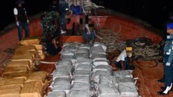 TNI AL Tanjung Balai Karimun Gagalkan Penyelundupan 1.905 Kg Narkoba