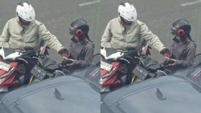 Nasib Polantas Yang Palak Pemotor Rp. 100 Ribu: Dihukum Berguling dan Kena Patsus