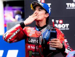 Asapi 2 Pembalap Gresini, Marc Marquez Menangkan Sprint Race MotoGP Aragon 2025