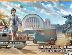 Gandeng Anime Attack on Titans, PUBG Mobile Bikin Looting Corner di Stasiun Jakarta Kota