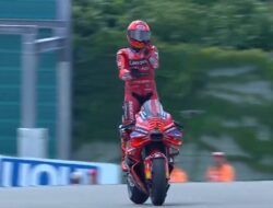Momen Marc Marquez Selebrasi Aura Farming Pacu Jalur Saat Juara MotoGP Jerman 2025