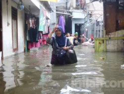 Ini Daftar 53 RT di Jakbar, Jaktim dan Jaksel Yang Terendam Banjir Usai Diguyur Hujan Deras